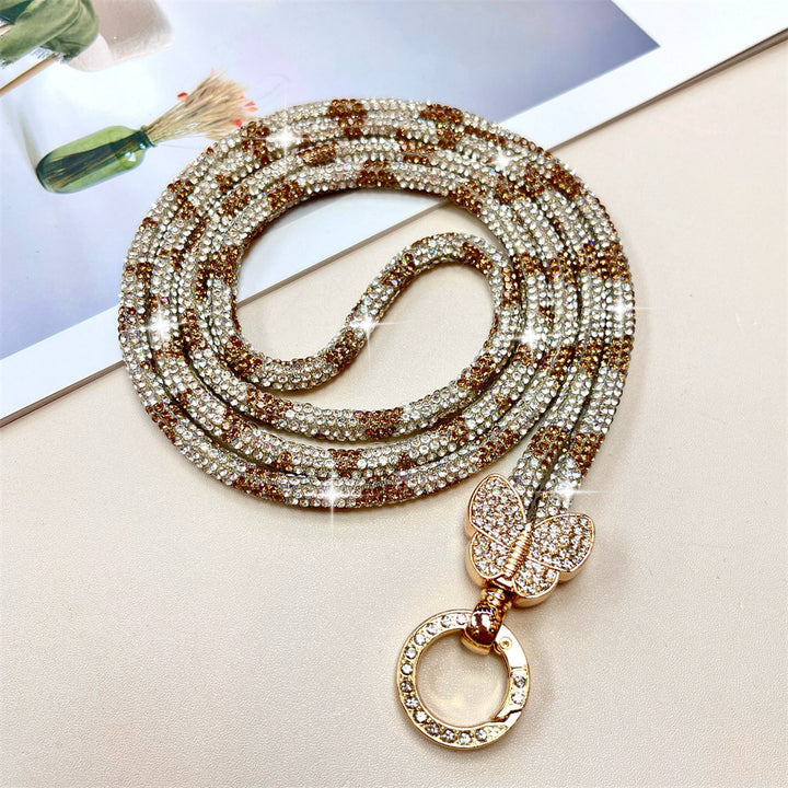 Rhinestone Encrusted Phone Lanyard Kalsten