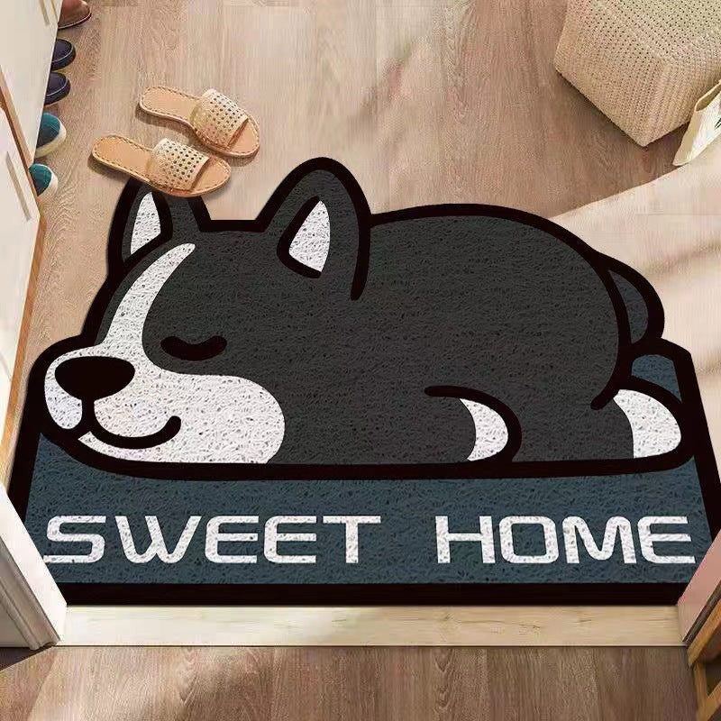 Cat-Themed Decorative Floor Mat for Home