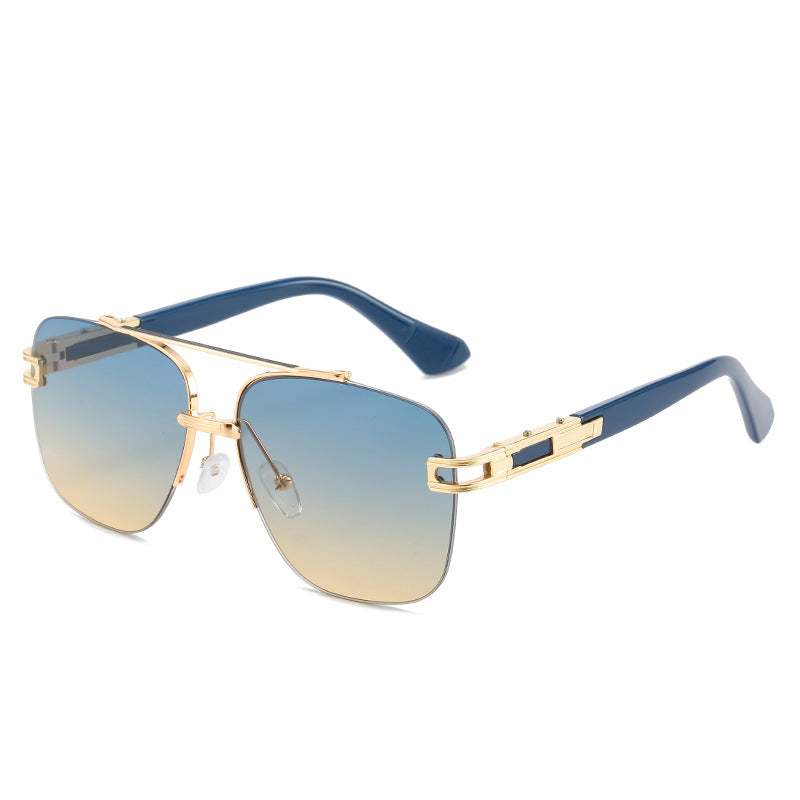 Women's fashionable square sunglasses with elegant metal frame Kalsten