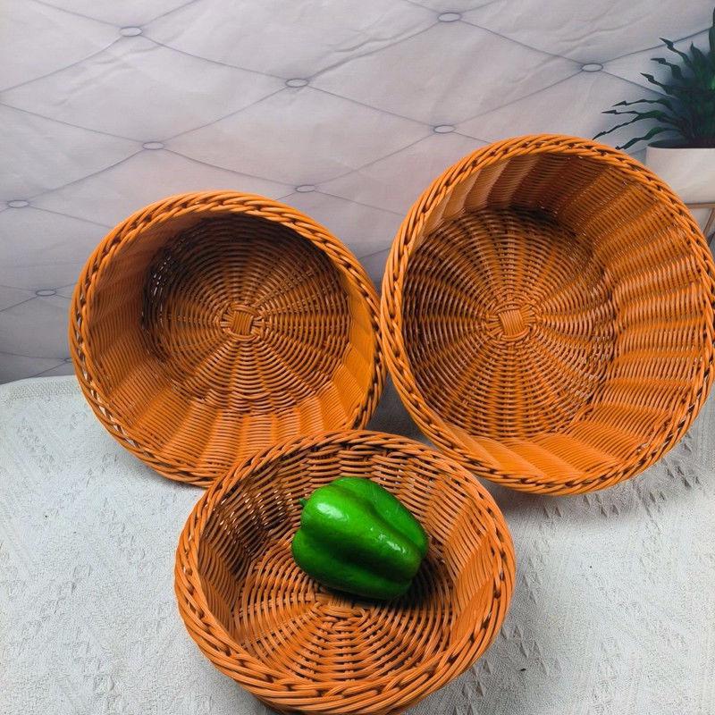 Handwoven Fruit Serving Bowls Kalsten