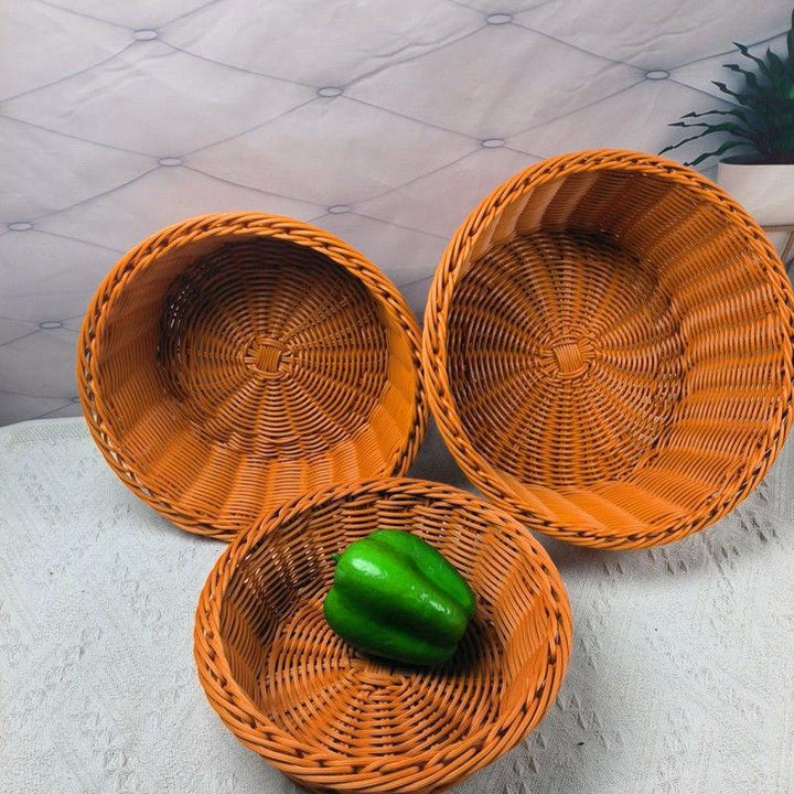 Handwoven Fruit Serving Bowls Kalsten