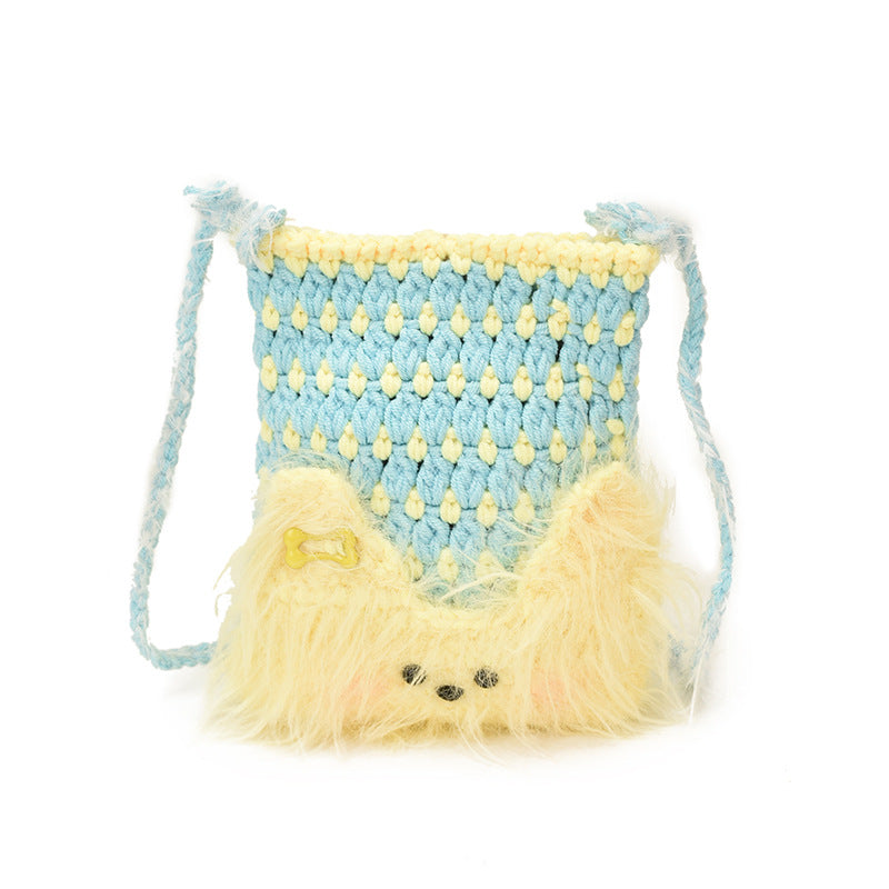 Cute Plush Animal-Themed Mini Bag