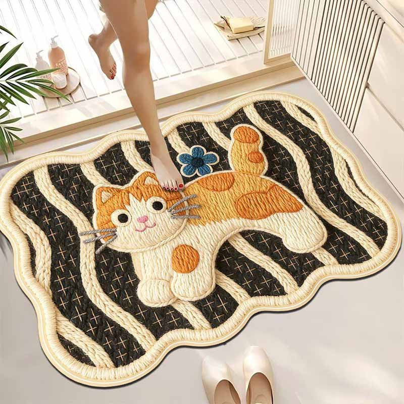 Plush Pet-Themed Area Rug
