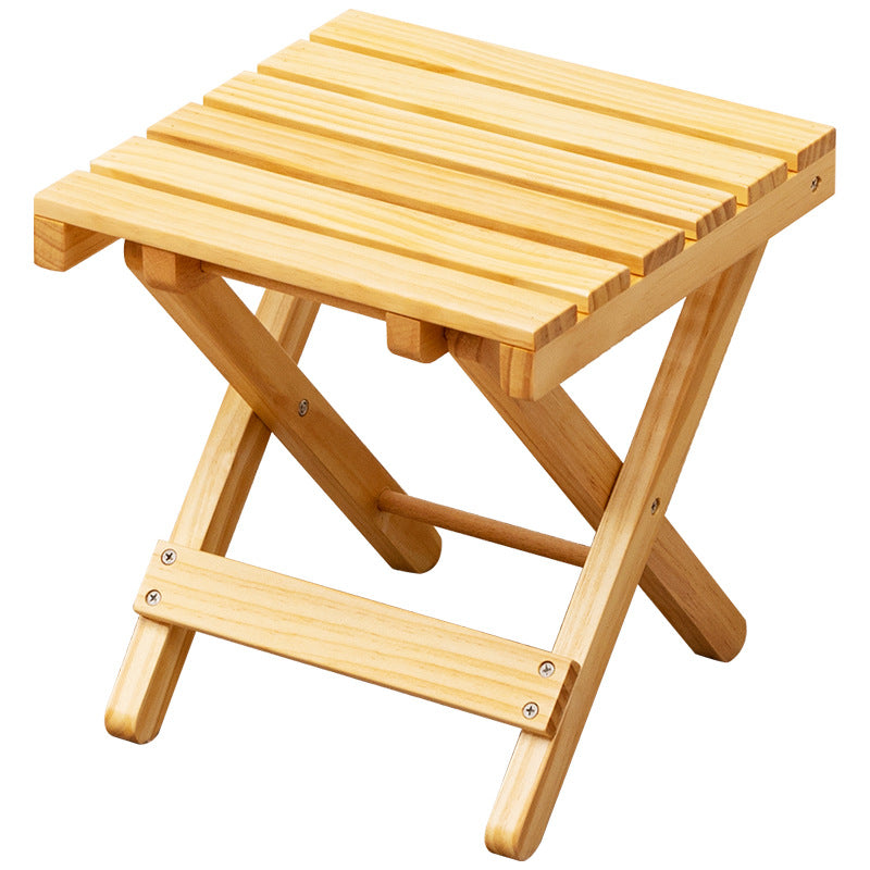 Foldable Stool Made of Sustainable Wood Kalsten