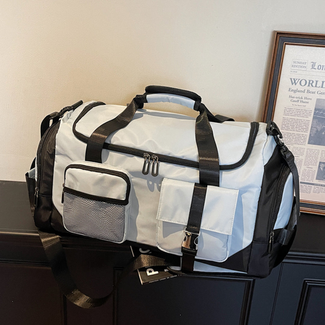 Sporty multifunctional travel bag with external pocket Kalsten