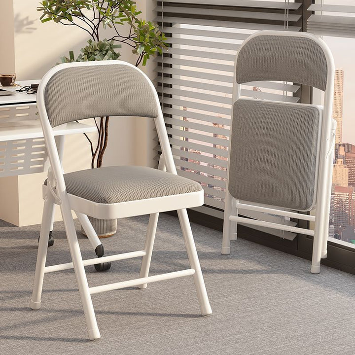 Folding chair with ergonomic design and PU upholstery Kalsten