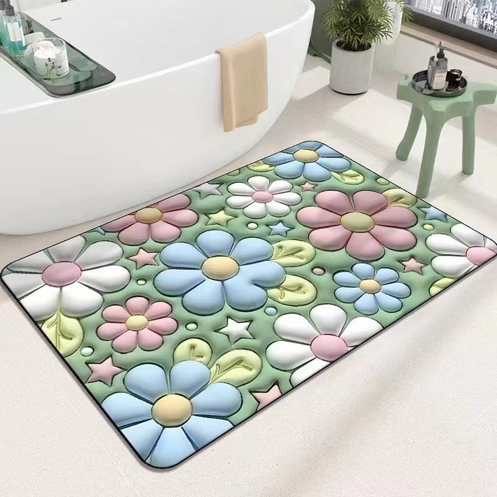 Cute Cartoon Cat Shape Bath Mat Kalsten