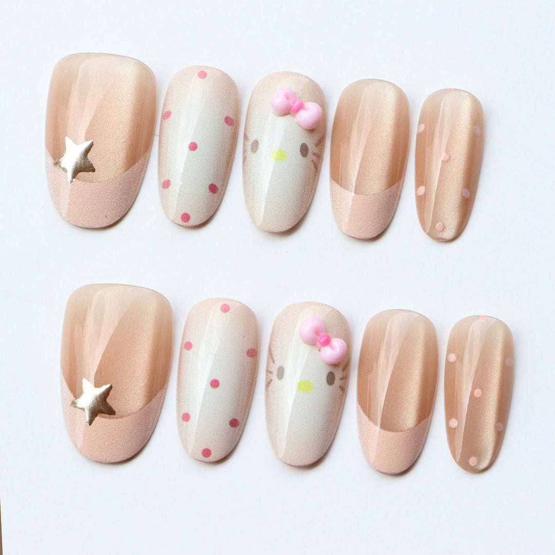 Character-Embellished Press-On Nail Set