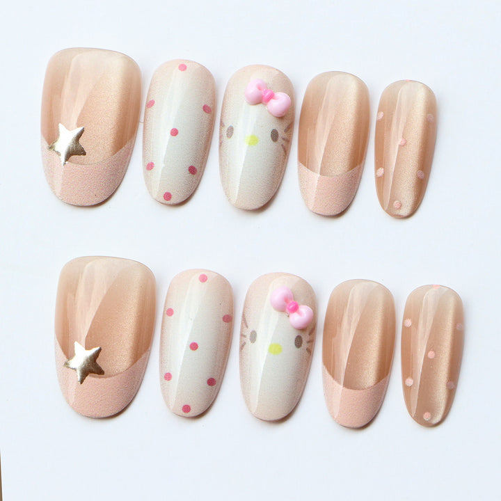 Character-Embellished Press-On Nail Set