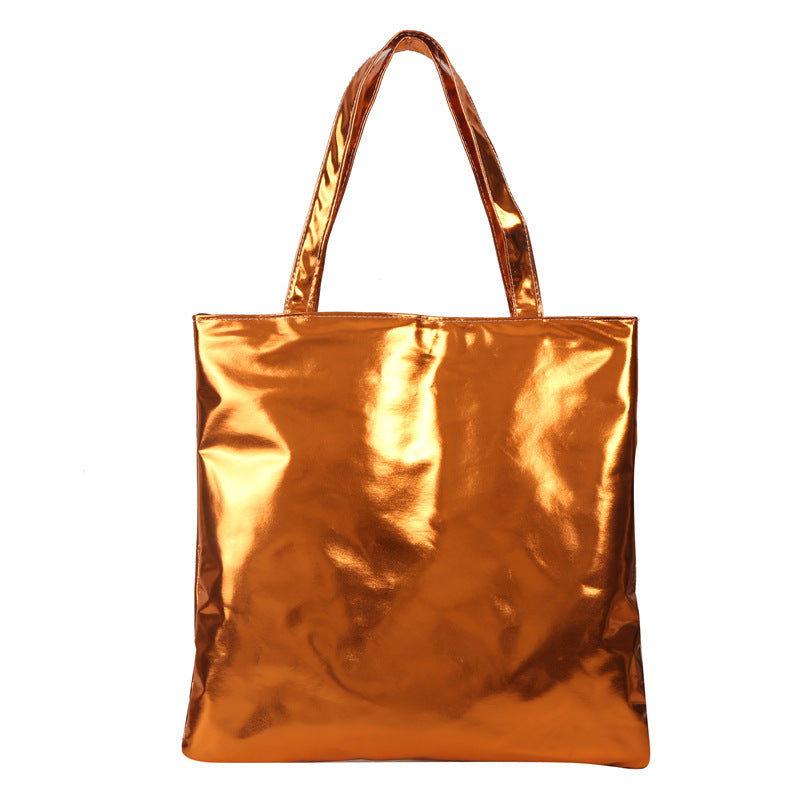 Glossy Metallic Tote Bag