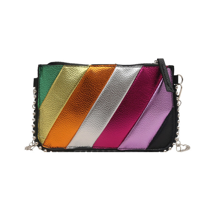 Colorful Metallic Chic Crossbody Bag Kalsten
