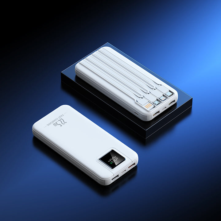 Portable power bank with intelligent fast charging function and digital charge level display Kalsten
