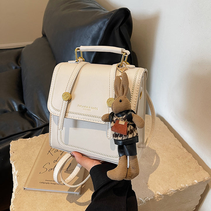 Vintage-Inspired Structured Crossbody Bag Kalsten