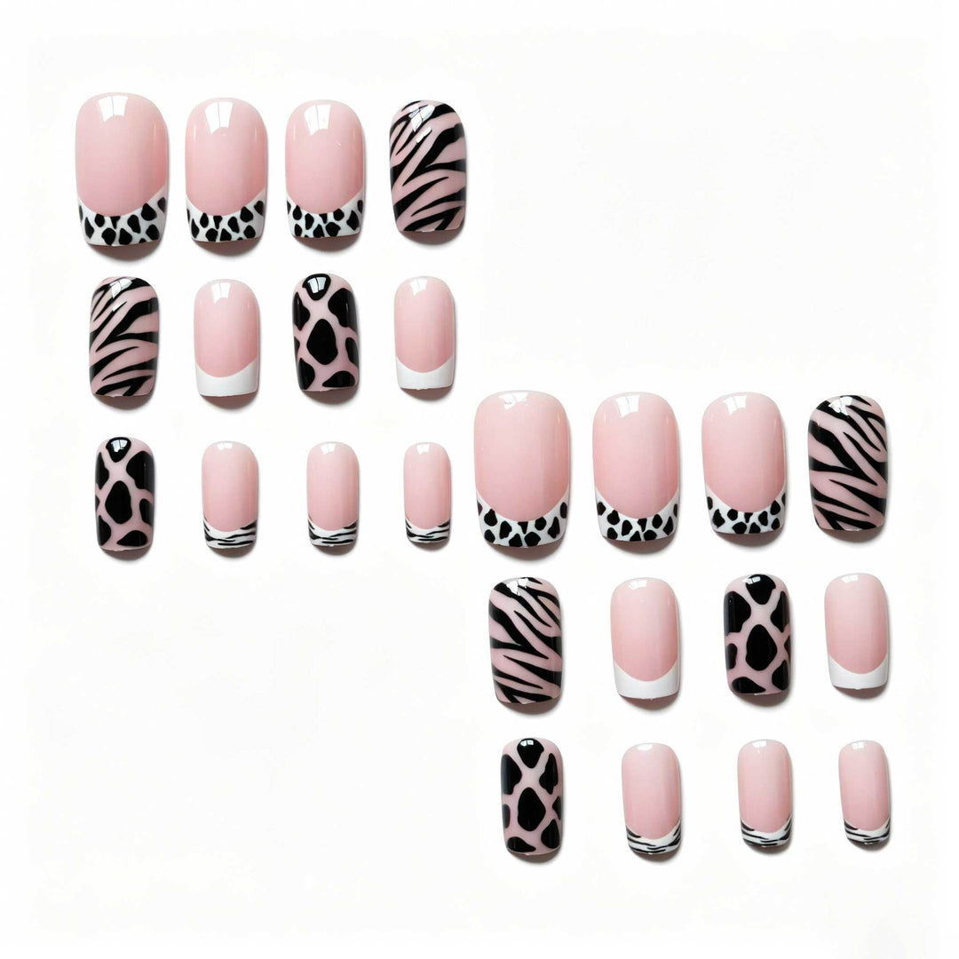 Animal Print Nail Art Design