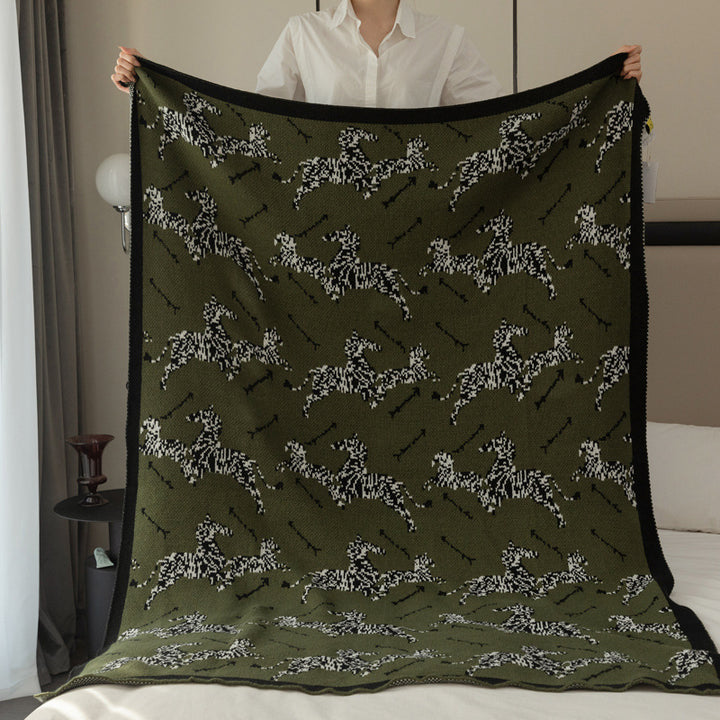 Stylish Animal Print Throw Blanket