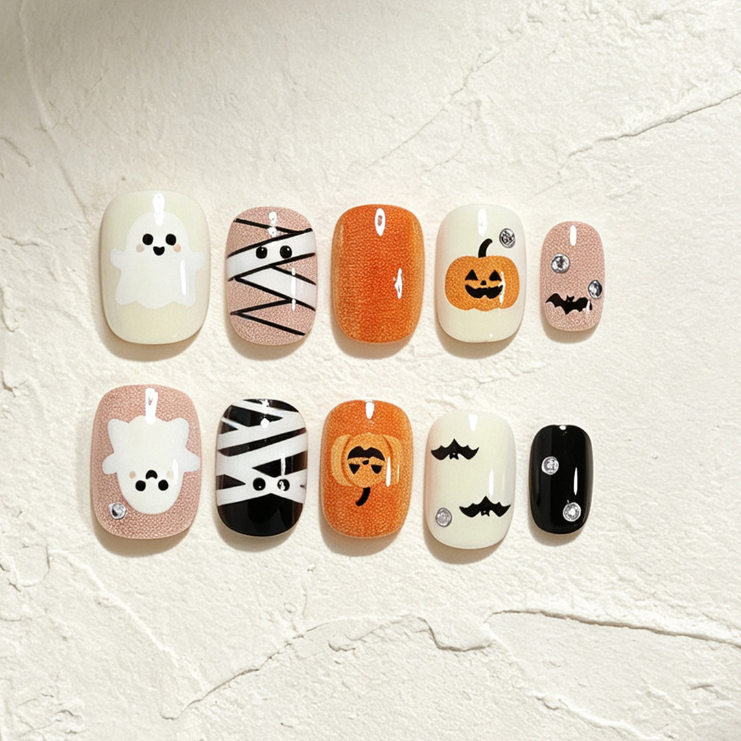 Creative Nail Art Set with Halloween Designs Kalsten