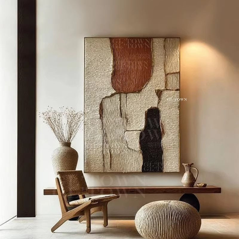 Modern Minimalist Geometric Canvas Artwork