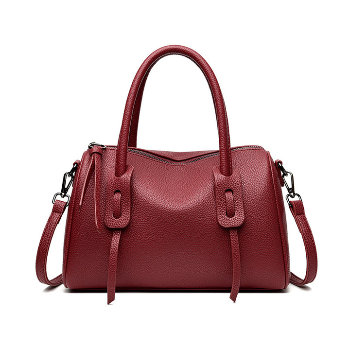 Textured Leather Weekender Bag Kalsten
