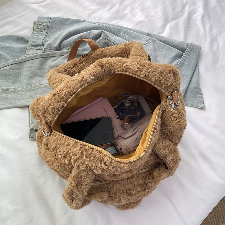 Plush handbag with bear motif Kalsten