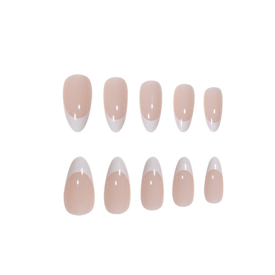 Elegant French Tip Press-On Nail Set Kalsten