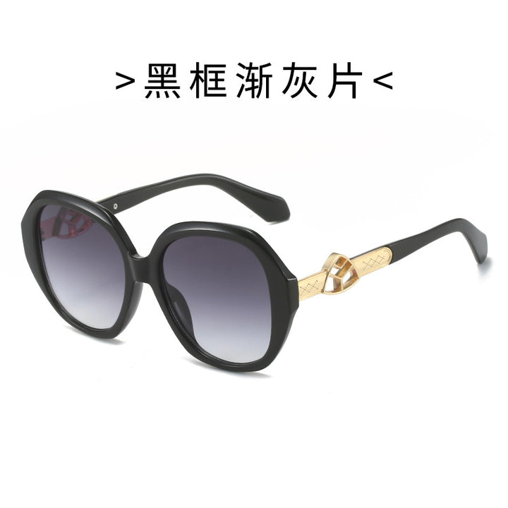 Women's Oversized Sunglasses with Golden Accents Kalsten