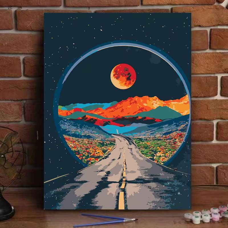 Cosmic Landscape Canvas Art Kalsten