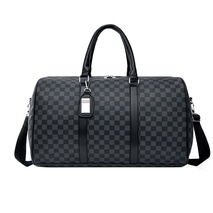 Stylish Checkerboard Travel Duffel Bag Kalsten