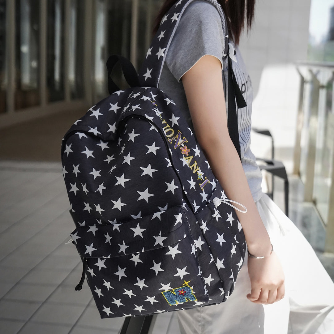 Stylish Star-Patterned Backpack Kalsten 1791204182