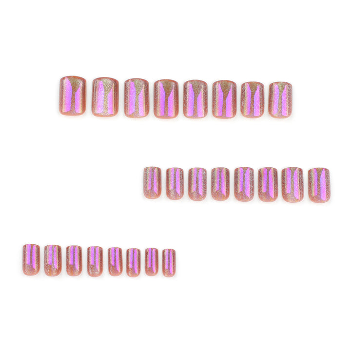 Artful Nail Art with Shimmering Gradient Kalsten