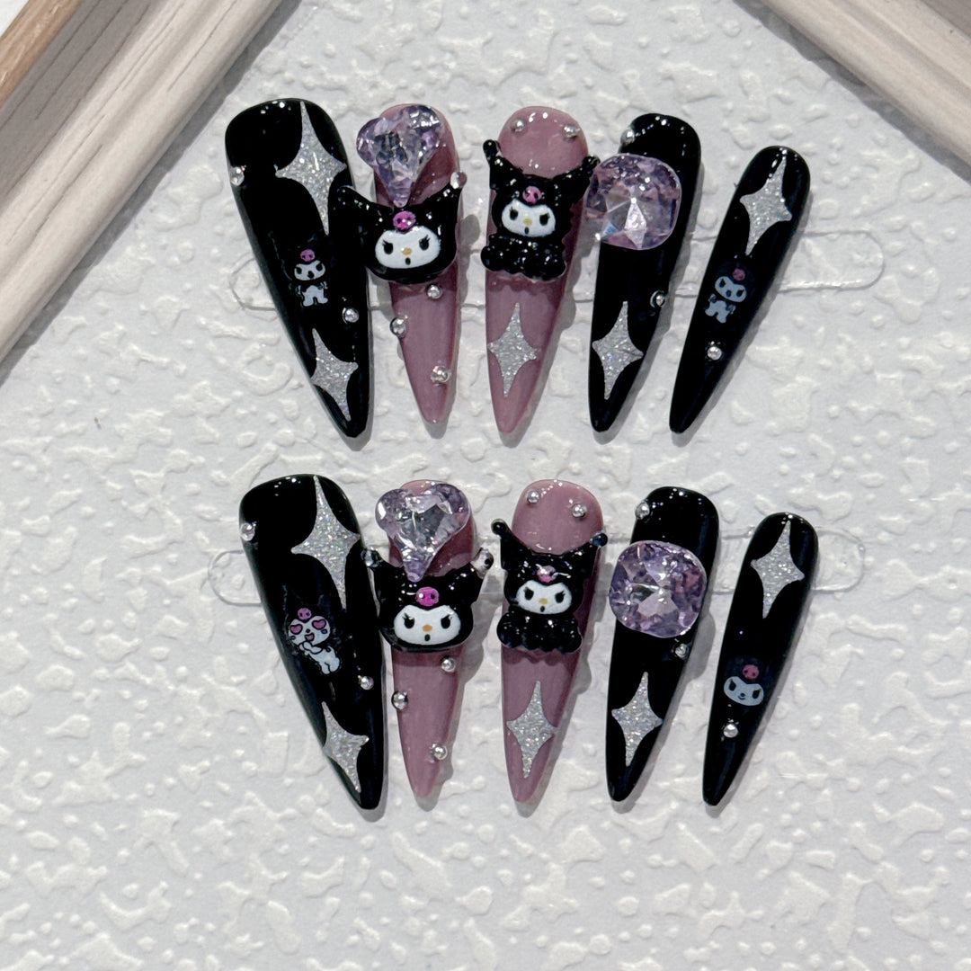 Thematic Decorative 3D Nail Art Set