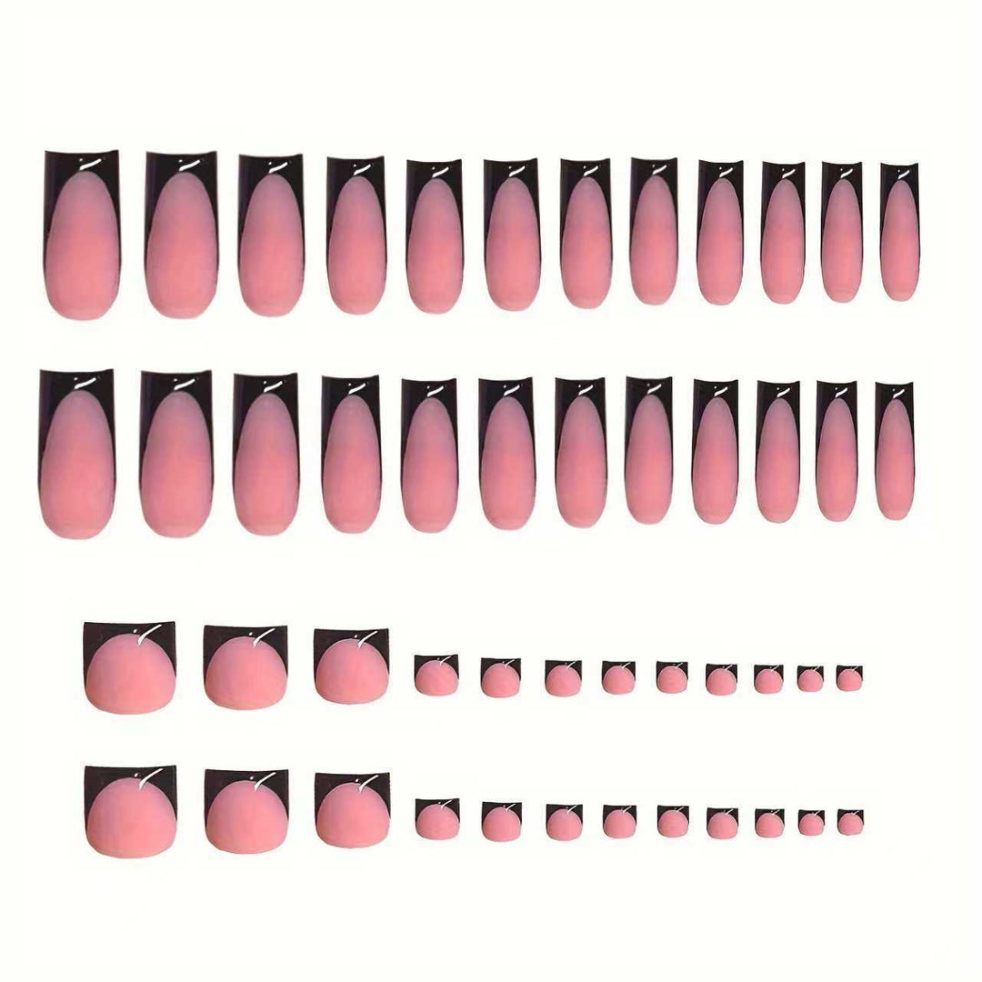 Elegant French Tip Nail Enhancements Kalsten