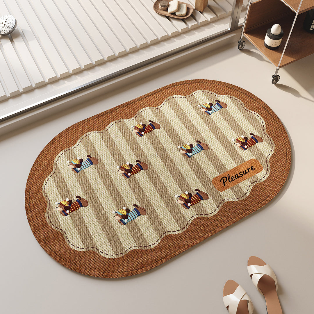 Decorative Bath Mat Kalsten