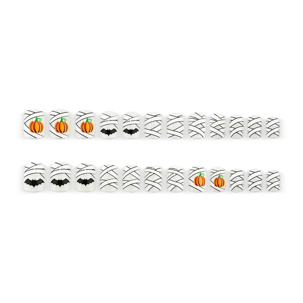 Halloween Artificial Nails with Creepy Designs Kalsten