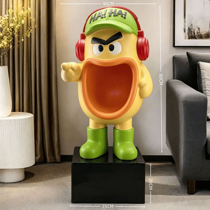Decorative Character Figurine for Home Decor Display