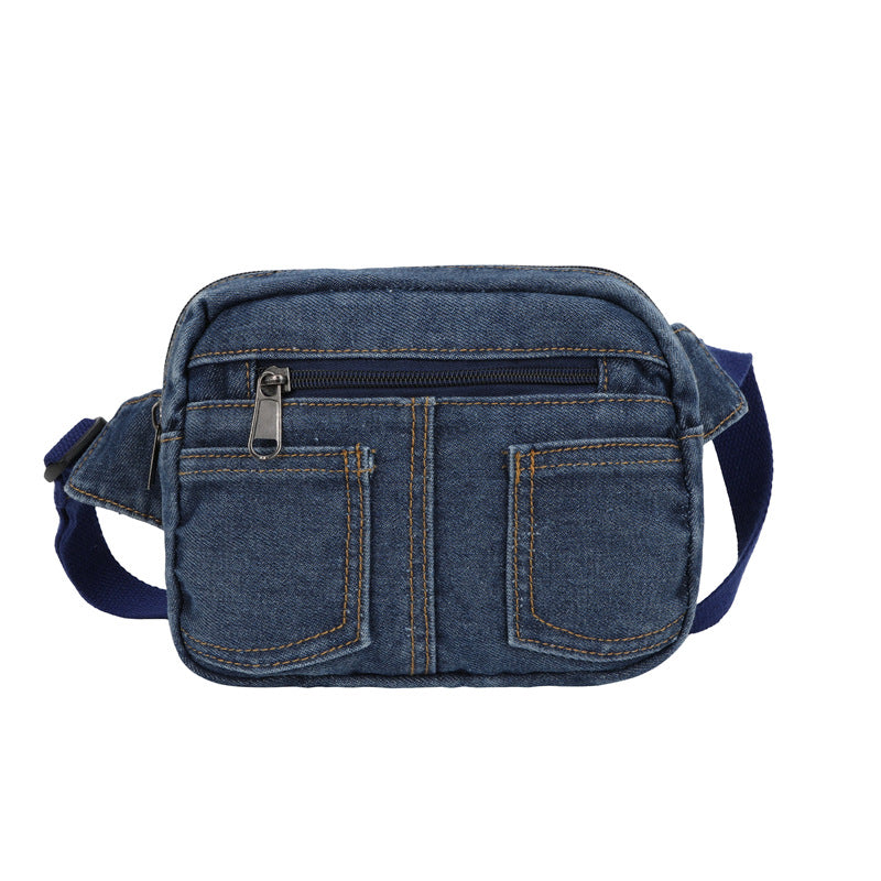 Compact Denim Crossbody Bag Kalsten
