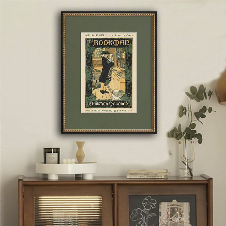 Vintage Bookstore Canned Artwork