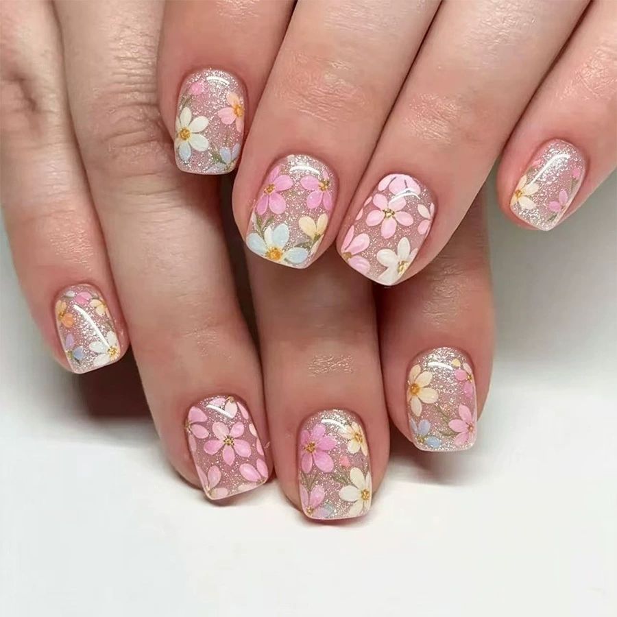Floral Nail Art Enhancements Kalsten 1789915353