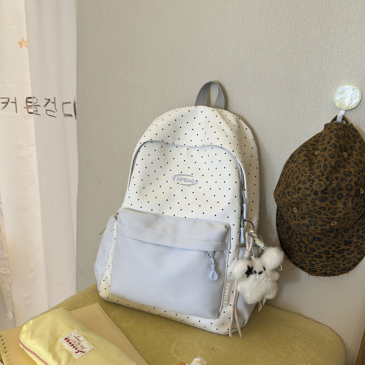 Stylish Polka Dot Print Backpack Kalsten