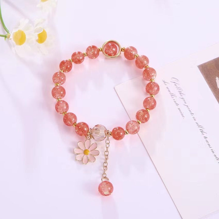 Elegant bracelet with flower pendant Kalsten