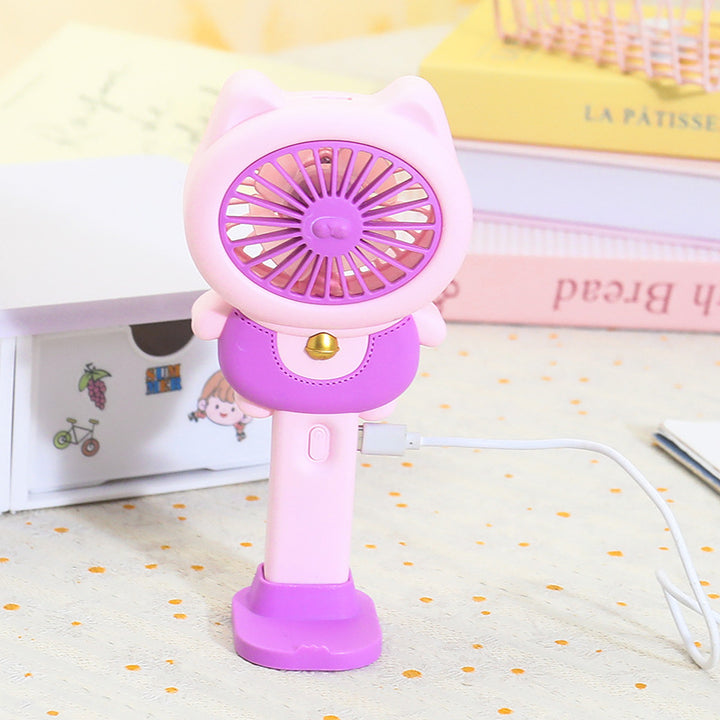 Ladies handheld fan in playful animal design Kalsten
