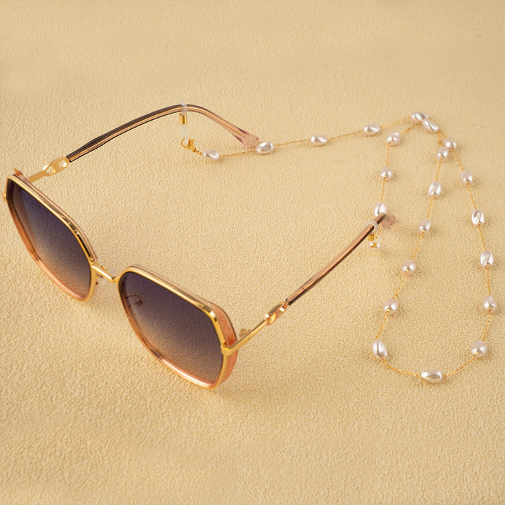 Pearl-Linked Eyewear Holder Kalsten