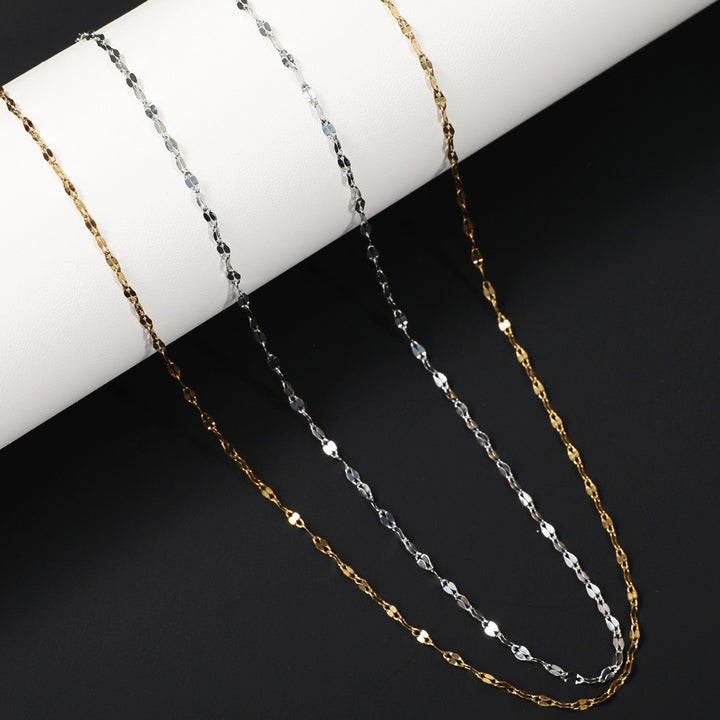 Elegant Interlaced Chain Necklace Kalsten