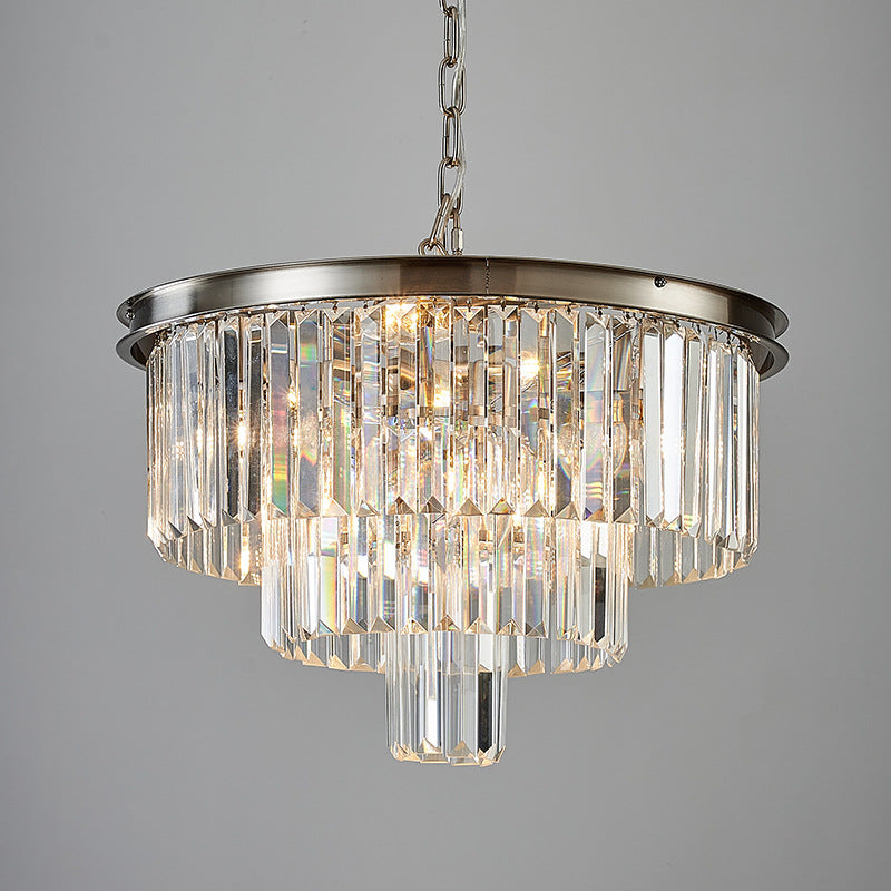 Crystal Tiered Chandelier