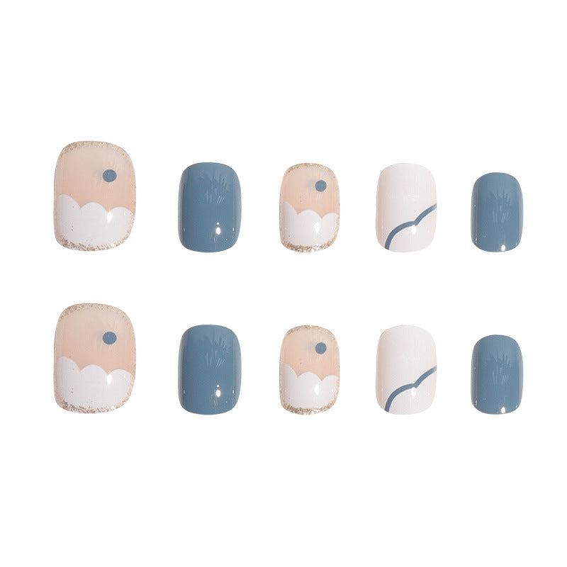 Artistic Geometric Nail Art Extensions Kalsten