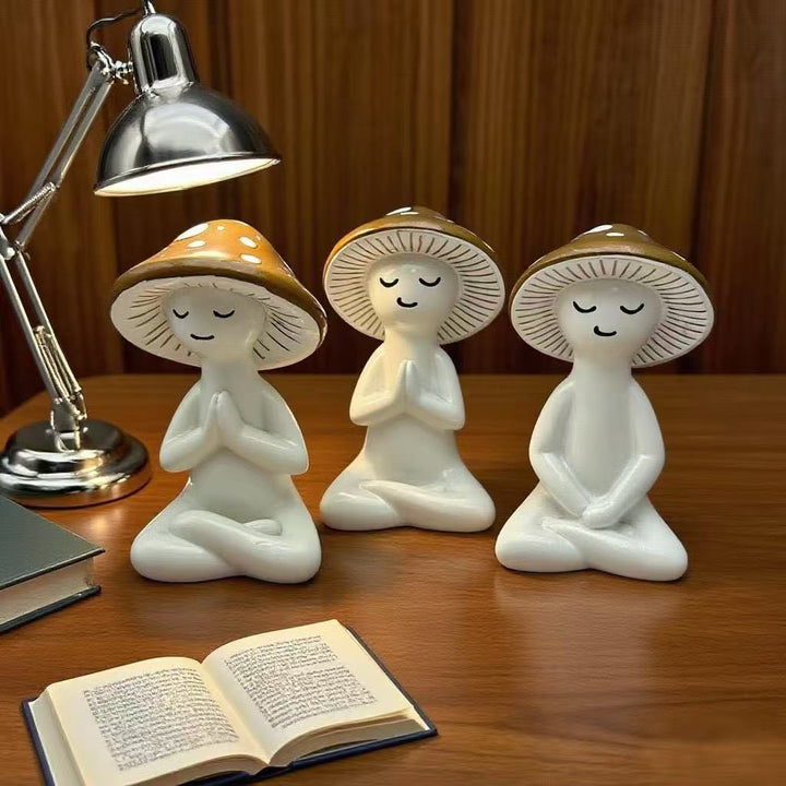 Meditating Mushroom Decoration Figure Kalsten