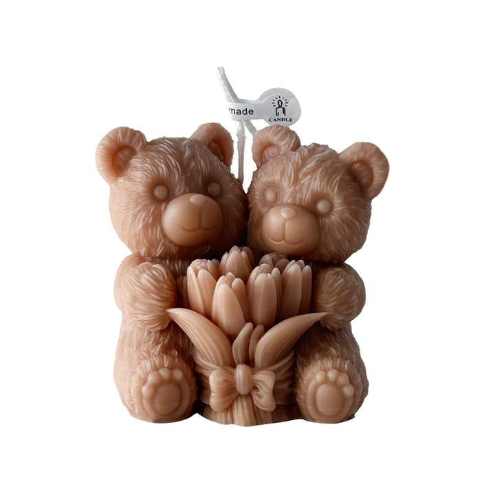 Bear-Shaped Decorative Candle