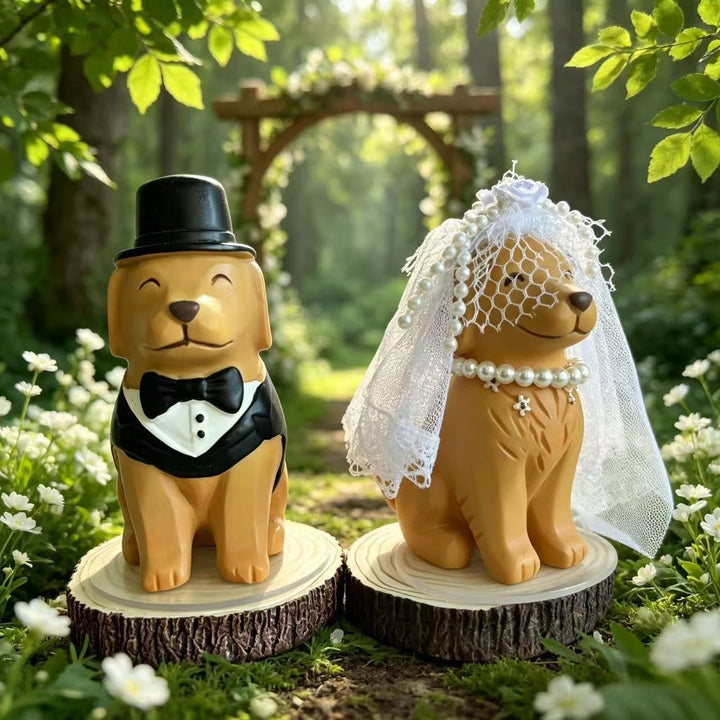 Wedding Dog Figurines Kalsten
