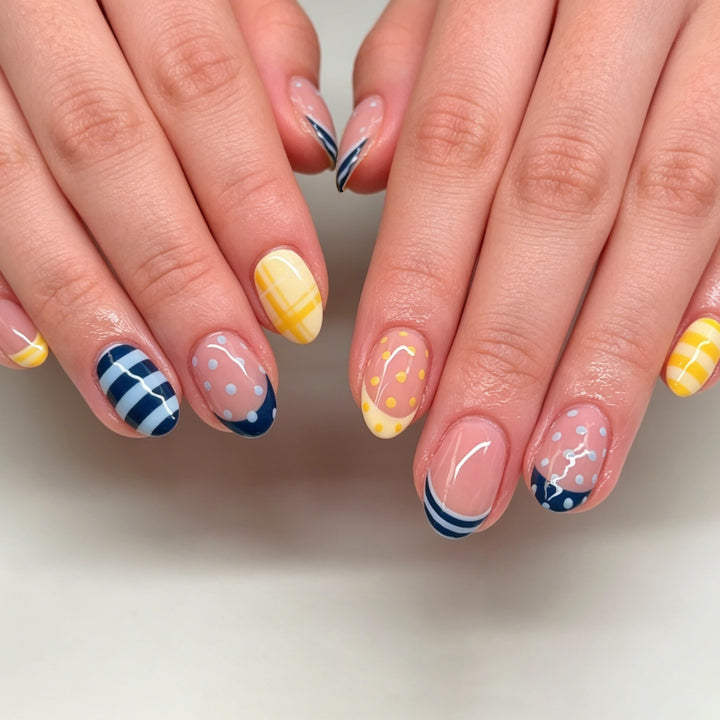 Trendy Geometric Nail Art Kalsten