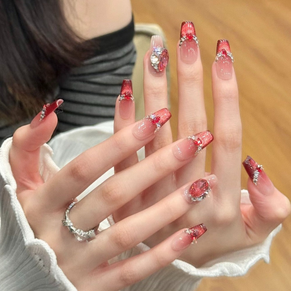 Cute Bear-Themed Press-On Nail Set Kalsten