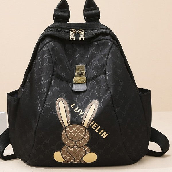 Cute Bunny Print Backpack Kalsten